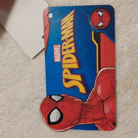 MARVEL SPIDER MAN hooded cosplay tee and shorts 2-peice set NWT - Picture 5 of 12